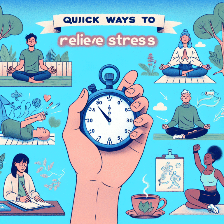 quick ways to relieve stress in 5 minutes