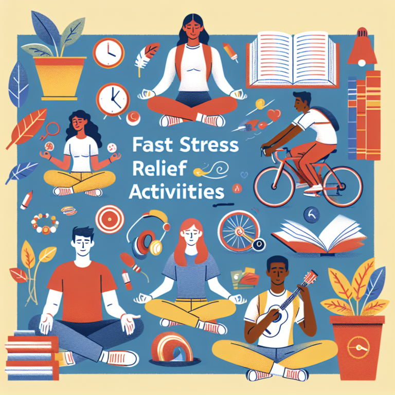fast stress relief activities for college students